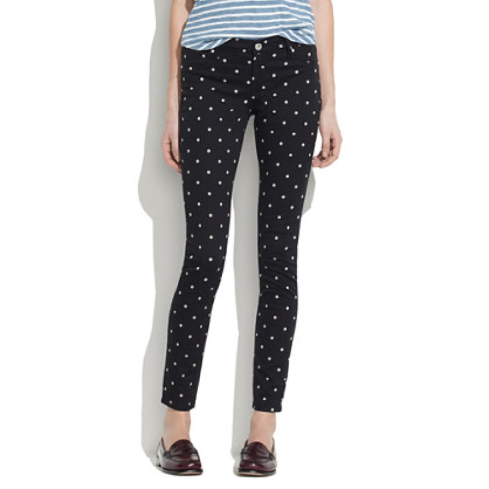 BlankNYC] x Madewell Polka Dot Skinny Pants 29